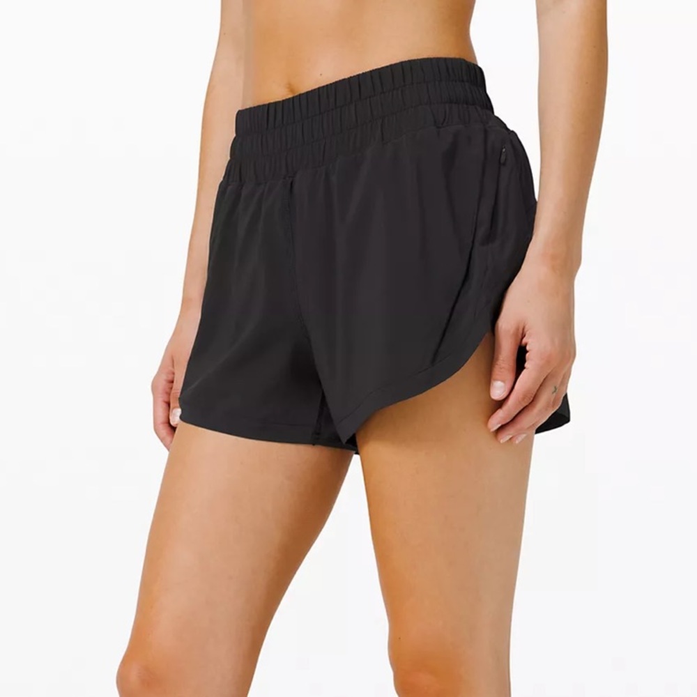 Track That High-Rise Lined Short 3" black